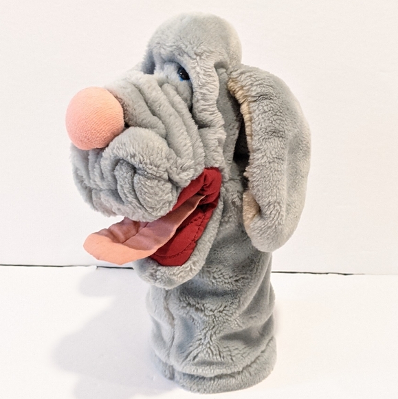 wrinkles dog puppet